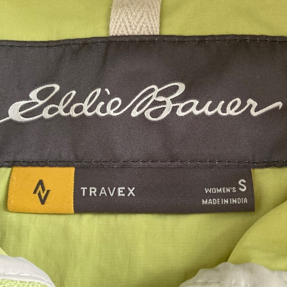 Eddie Bauer Lime Green Travex Windbreaker - Picture 2 of 9